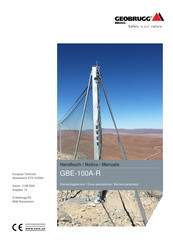 Geobrugg GBE-100A-R Handbuch