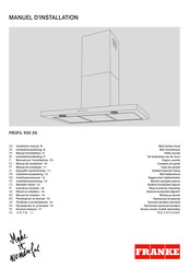 Franke PROFIL 900 XS Installationsanleitung