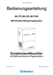 Munters MLT30E Originalbetriebsanleitung