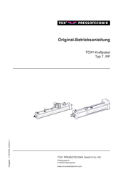 TOX PRESSOTECHNIK TOX RP Originalbetriebsanleitung