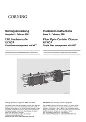 CORNING UCNCP 5-18 E-MFT Montageanweisung
