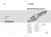 Bosch GHG 20-60 Professional Originalbetriebsanleitung