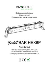 involight Paint BAR HEX6P Bedienungsanleitung