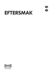 IKEA EFTERSMAK AA-2048781-3 Bedienungsanleitung