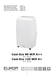 EUROM Cool-Eco 90 Wifi A++ Betriebsanleitung