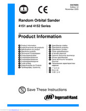 Ingersoll-Rand 4151 Serie Technische Produktdaten