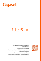 Gigaset CL390HX Bedienungsanleitung