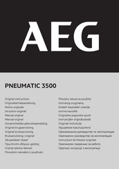 AEG PNEUMATIC 3500 Originalbetriebsanleitung