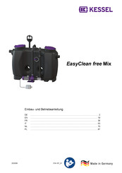 Kessel EasyClean free Mix Einbau- Und Betriebsanleitung