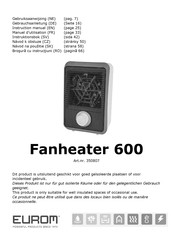 EUROM Fanheater 600 Gebrauchsanleitung