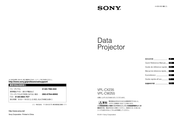 Sony VPL-CX235 Kurzreferenz