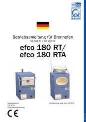 Efco 180 RT Betriebsanleitung