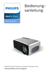Philips NeoPix Start NPX240 Bedienungsanleitung