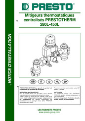 Presto PRESTOTHERM  450L Installationsanleitung