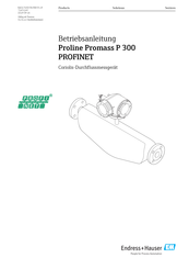 Endress+Hauser Proline Promass P 300 Betriebsanleitung