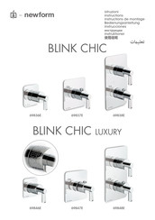 Newform BLINK CHIC luxury 69847E Bedienungsanleitung