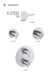 Newform X-STEEL 316 67671EX Bedienungsanleitung