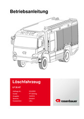 Rosenbauer LF 20 AT Betriebsanleitung