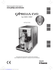 Philips Saeco Exprelia Evo HD8855 Bedienungsanleitung