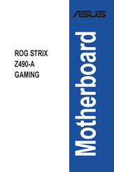 Asus Republic Of Gamers ROG Strix Z490-A Gaming Handbuch