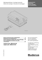 Buderus Logamax plus GB162-35 Montageanleitung