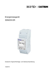 B+G E-Tech Eastron SDM230-DR Montage- Und Gebrauchsanleitung