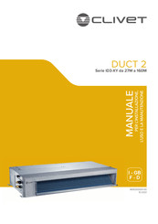 CLIVET DUCT 2 ID3-XY Serie Handbuch Für Installation, Betrieb Und Wartung