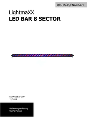 Lightmaxx LED BAR 8 SECTOR Bedienungsanleitung