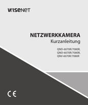 Wisenet QNV-7080R Kurzanleitung