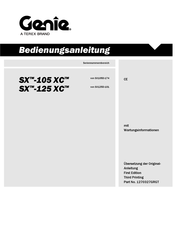 Terex Genie SX-105 XC Bedienungsanleitung