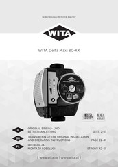 WITA Delta Maxi 80-Serie Original Einbau- Und Betriebsanleitung