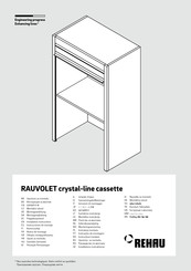 Rehau RAUVOLET crystal-line cassette Montageanleitung