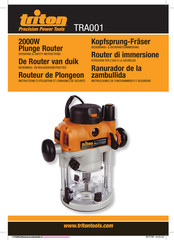 Triton TRA001 Bedienungs- & Sicherheitsanweisung