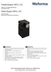 Weforma WPS-L 310 Betriebs- Und Wartungsanleitung