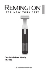 Remington Omniblade Face & Body HG3000 Bedienungsanleitung