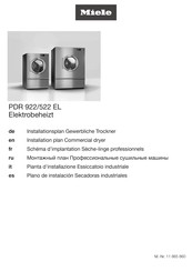 Miele PDR 522 TOP Installationsplan