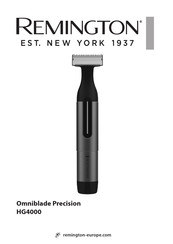 Remington Omniblade Precision HG4000 Bedienungsanleitung