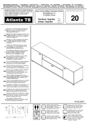 Hela Tische Atlanta TB 20 Montageanweisung