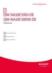 Sharp QW-NA26F39DW-DE Bedienungsanleitung