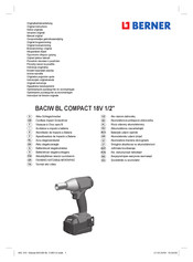 Berner BACIW BL HP 1/2 18V Originalbetriebsanleitung
