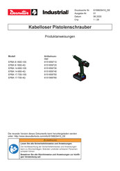 Desoutter EPBA 14-900-4Q Produktanweisungen