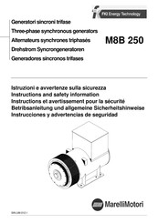 MarelliMotori M8B 250 Betriebsanleitung Und Allgemeine Sicherheitshinweise