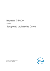 Dell Inspiron 13-5368 Einrichtung Und Technische Daten