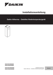 Daikin Altherma series Installationsanleitung