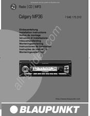 Blaupunkt CALGARY MP36 Einbauanleitung