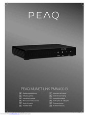 Peaq PMN400-B Bedienungsanleitung