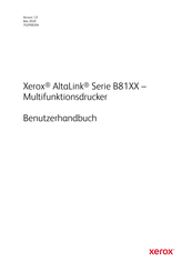 Xerox AltaLink B81-Serie Benutzerhandbuch