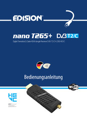 Edison nano T265+ Bedienungsanleitung