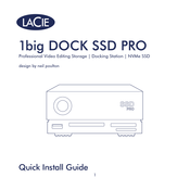 LaCie 1big DOCK SSD PRO Schnellinstallationsanleitung