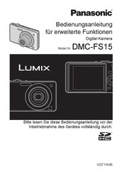 Panasonic DMC-FS15 Bedienungsanleitung Für Erweiterte Funktionen